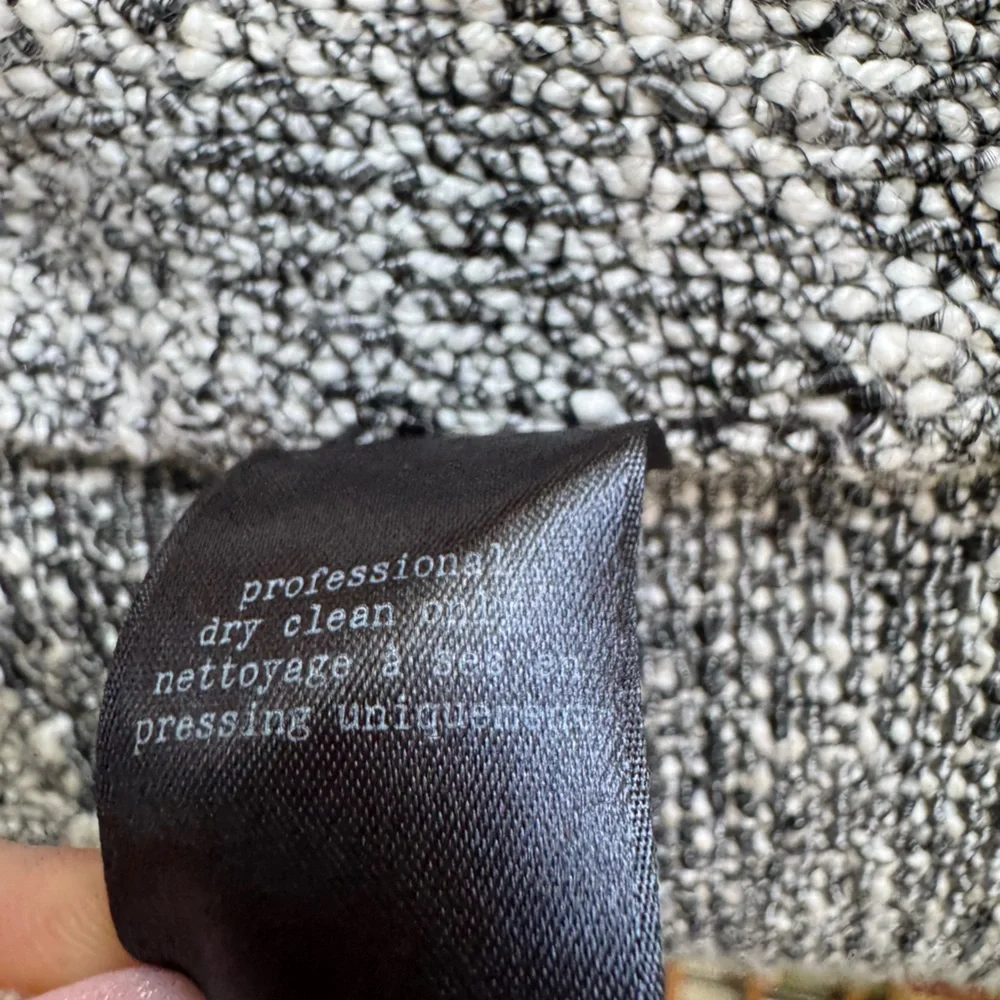 Rag & Bone tweed pattern knitted Moto jacket ; size L - Picture 13 of 13